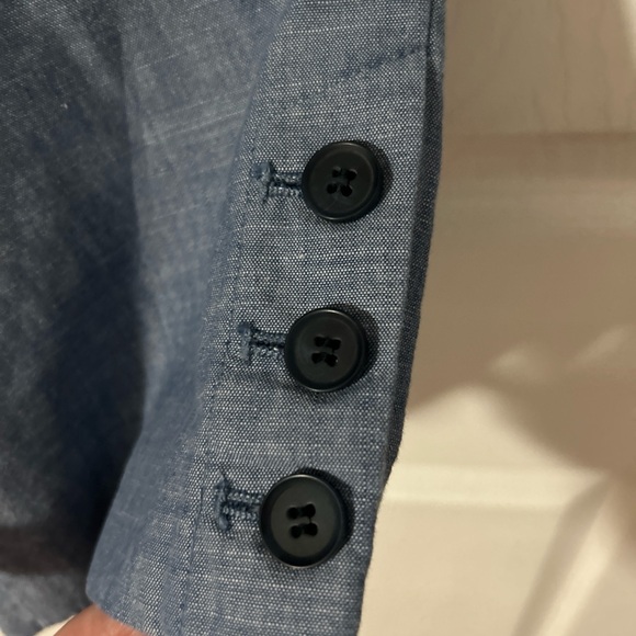 Talbots Chambray Capri Pants - Picture 2 of 2